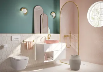 Villeroy & Boch Finion Унитаз с открытым смывным краем, настенный, смыв DirectFlush, Альпийский белый CeramicPlus, без сиденья 4664R0R1