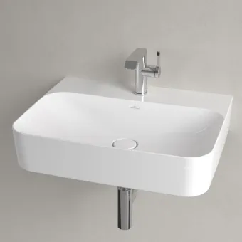 Villeroy & Boch Finion Pаковина, 600 x 470 x 164 mm, без перелива, Альпийский белый CeramicPlus 416861R1