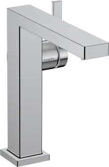 Hansgrohe, Tecturis E, Смеситель для раковины 150 Fine, однорычажный, CoolStart, с клапаном push-open, хром 73040000