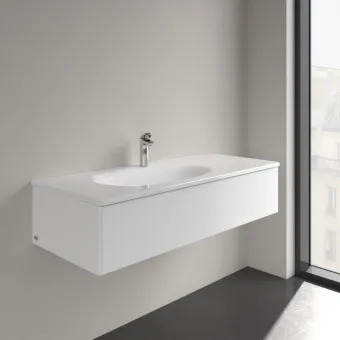 Villeroy & Boch Antao Pаковина для установки на тумбу, 1200 x 500 x 150 mm, без перелива, Альпийский белый CeramicPlus 4A77L2R1