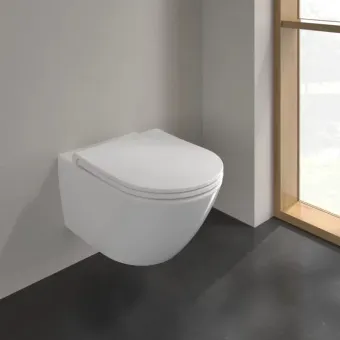 Villeroy & Boch Universo TwistFlush Комбинированная упаковка, настенный, смыв TwistFlush, Альпийский белый 4670T901