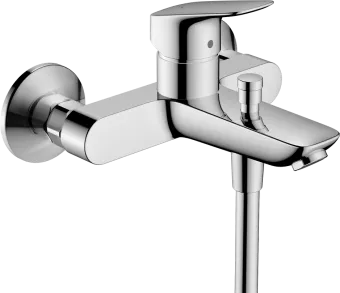 Hansgrohe Logis Смеситель для ванны, однорычажный, наружного монтажа, хром 71400000