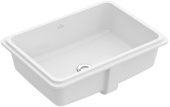Villeroy & Boch Tube Раковина для установки под столешницу, 495 x 350 x 200, Альпийский белый, с переливом, нешлифованный 41525001