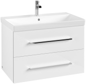 Villeroy & Boch Avento Тумба под раковину, 2 выдвижных ящика, 780 x 514 x 484 mm, Белое стекло A89000B4