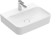 Villeroy & Boch Finion Pаковина, 600 x 470 x 164 mm, без перелива, Альпийский белый CeramicPlus 416861R1
