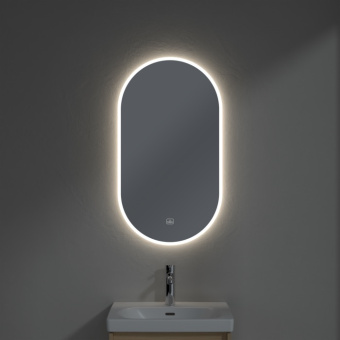 Villeroy & Boch More to See Lite+ Зеркало, с подсветкой, 500 x 900 x 23 A4855000