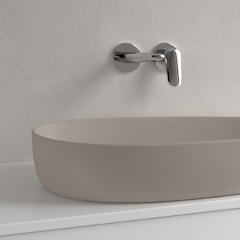 Villeroy & Boch Antao Раковина для установки на столешницу, 650 x 400 x 146 mm, Almond CeramicPlus, без перелива 4A7465AM