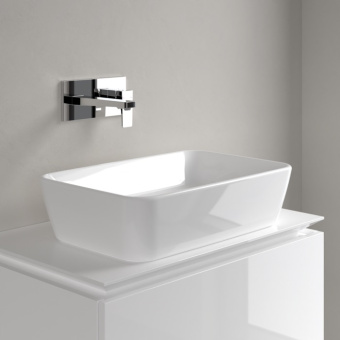 Villeroy & Boch Architectura Раковина для установки на столешницу, 600 x 405 x 155 mm, Альпийский белый, с переливом, нешлифованный 5A276001