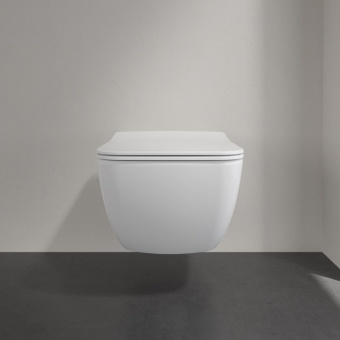 Villeroy & Boch Venticello Комбинированная упаковка, настенный, с DirectFlush, Альпийский белый CeramicPlus 4611RLR1