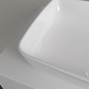 Villeroy & Boch Artis Раковина для установки на столешницу, 580 x 385 x 130 mm, Альпийский белый CeramicPlus, без перелива, нешлифованный 417258R1