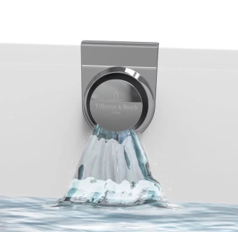 Villeroy & Boch Oberon 2.0 ванна с задней стенкой Duo, 1800 x 800 mm, Альпийский белый UBQ180OBR9CD00V-01
