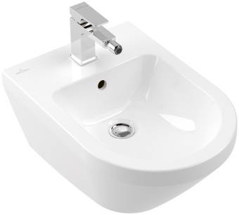 Villeroy & Boch Architectura Биде, настенный, 370 x 530 mm, Альпийский белый 74870001