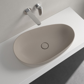 Villeroy & Boch Antao Раковина для установки на столешницу, 650 x 400 x 146 mm, Almond CeramicPlus, без перелива 4A7465AM
