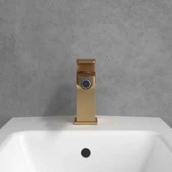 Villeroy & Boch Architectura Square Смеситель для биде однорычажный золото TVB12500100076