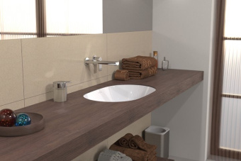 Villeroy & Boch Architectura Раковина для установки под столешницу, 630 x 430x 175 mm, Альпийский белый, с переливом, нешлифованный 5A766001