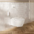 Villeroy & Boch Supreo топ унитаз-биде, унитаз с вертикальным смывом с открытым смывным краем, Альпийский белый CeramicPlus V16EN3R1