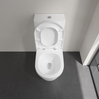 Villeroy & Boch Architectura Чаша унитаза с открытым смывным краем, напольный, с DirectFlush, Альпийский белый 5691R001
