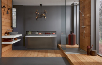 Villeroy & Boch Loop & Friends Раковина для установки на столешницу, 560 x 385 x 120 mm, Graphite CeramicPlus, с переливом, нешлифованный 4A4700i4