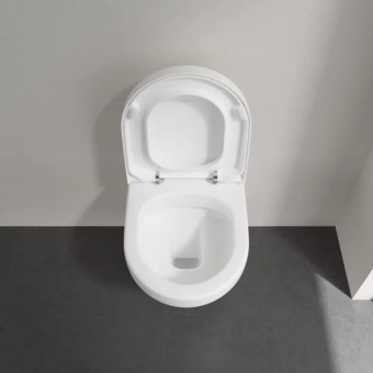 Villeroy & Boch Architectura Комбинированная упаковка, укороченная модель, настенный, с DirectFlush, Альпийский белый 4687HR01