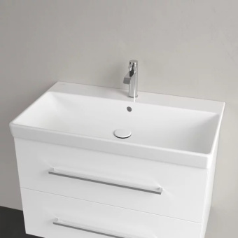 Villeroy & Boch Avento Pаковина для установки на тумбу, 800 x 470 x 165 mm, Альпийский белый, с переливом, нешлифованный 41568001
