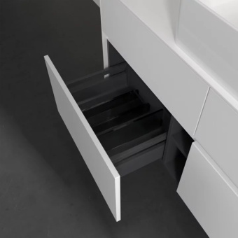Villeroy & Boch Collaro Тумба под раковину, 4 выдвижных ящика, 1200 x 548 x 500 mm, White Matt / White Matt C04100MS