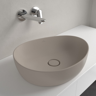 Villeroy & Boch Antao Раковина для установки на столешницу, 510 x 400 x 146 mm, Almond CeramicPlus, без перелива 4A7351AM