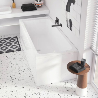 Villeroy & Boch Architectura Square Излив для ванны черный TVT125002000K5