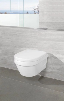 Villeroy & Boch Architectura Комбинированная упаковка, укороченная модель, настенный, с DirectFlush, Альпийский белый 4687HR01