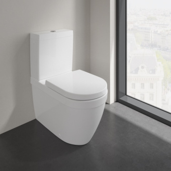 Villeroy & Boch Architectura Чаша унитаза с открытым смывным краем, напольный, с DirectFlush, Альпийский белый 5691R001