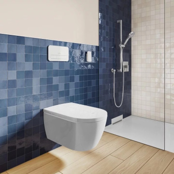 Villeroy & Boch Kлавиша смыва Viconnect 200G, Смыв с 2 объемами, Белое Стекло 922400RE