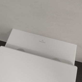 Villeroy & Boch Subway 3.0 Унитаз с открытым смывным краем, настенный, с TwistFlush, Stone White (Белый матовый) CeramicPlus 4670T0RW