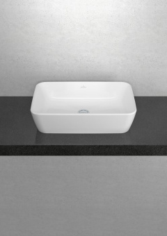 Villeroy & Boch Architectura Раковина для установки на столешницу, 600 x 405 x 155 mm, Альпийский белый, с переливом, нешлифованный 5A276001