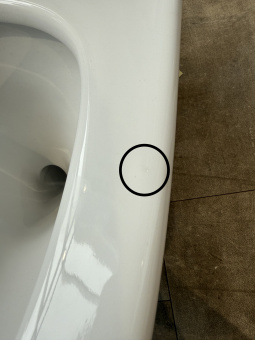 Villeroy & Boch Subway 3.0 Унитаз подвесной, настенный, с TwistFlush, Альпийский белый CeramicPlus с сиденьем НОМЕР 18 Уценка