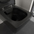 Villeroy & Boch Memento 2.0 Унитаз с открытым смывным краем, настенный, с DirectFlush, Pure Black CeramicPlus, без сиденья 4633R0R7