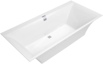 Villeroy & Boch Squaro Edge 12 Ванна Duo, 1900 x 900 mm, Альпийский белый UBQ190SQE2DV-01