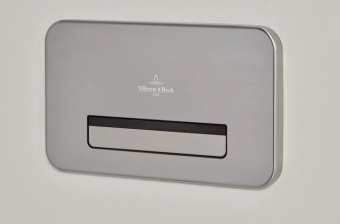 Villeroy & Boch Kлавиша смыва Viconnect 200M ProActive+, Смыв с 2 объемами, Нержавеющая Сталь 922311LC