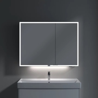 Villeroy & Boch My View Now Настенный зеркальный шкаф, с подсветкой, 1000 x 750 x 168 mm A4551000