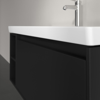 Villeroy & Boch Skyla Тумба под раковину, 2 выдвижных ящика, 972 x 436 x 439 mm, Volcano Black C79000VL