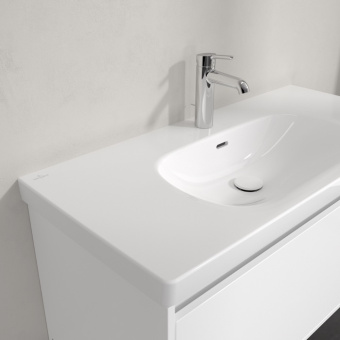 Villeroy & Boch Skyla Pаковина для установки на тумбу, 1000 x 470 x 165 mm, с переливом, Альпийский белый 5A51A501
