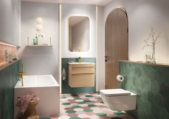 Villeroy & Boch Oberon 2.0 Ванна Duo, 1700 x 750 mm, Альпийский белый UBQ170OBR2DV-01