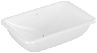 Villeroy & Boch Loop & Friends Раковина для установки под столешницу, 605 x 410 x 185 mm, Альпийский белый, с переливом, нешлифованный 4A570001