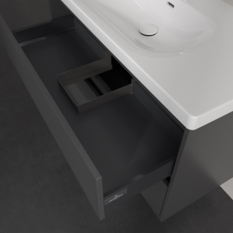 Villeroy & Boch Skyla Тумба под раковину, 2 выдвижных ящика, 972 x 596 x 439 mm, Graphite C79900VR