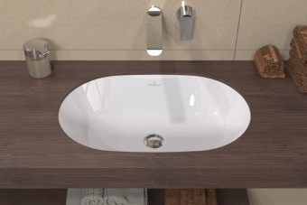Villeroy & Boch Architectura Раковина для установки под столешницу, 630 x 430x 175 mm, Альпийский белый, с переливом, нешлифованный 5A766001