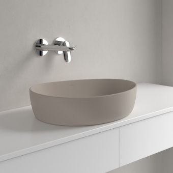 Villeroy & Boch Antao Раковина для установки на столешницу, 510 x 400 x 146 mm, Almond CeramicPlus, без перелива 4A7351AM