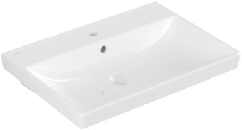 Villeroy & Boch Avento Pаковина, 650 x 470 x 180 mm, Альпийский белый, с переливом, нешлифованный 41586501