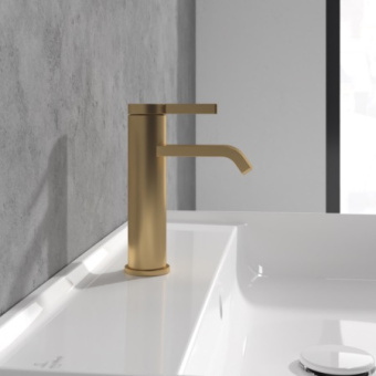 Villeroy & Boch Dawn Смеситель для раковины, золото сатинированное TVW10610315276