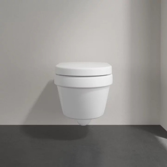Villeroy & Boch Architectura Комбинированная упаковка, укороченная модель, настенный, с DirectFlush, Альпийский белый 4687HR01