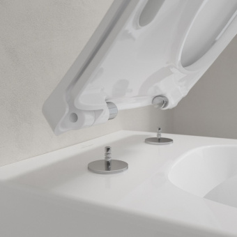 Villeroy & Boch Venticello Комбинированная упаковка, настенный, с DirectFlush, Альпийский белый CeramicPlus 4611RLR1