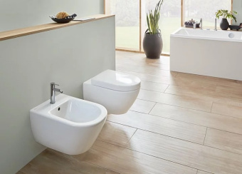 Villeroy & Boch Subway 2.0 Биде, настенный, 375 x 565 mm, Альпийский белый 54000001P