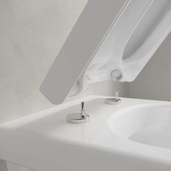 Villeroy & Boch Architectura Комбинированная упаковка, укороченная модель, настенный, с DirectFlush, Альпийский белый 4687HR01